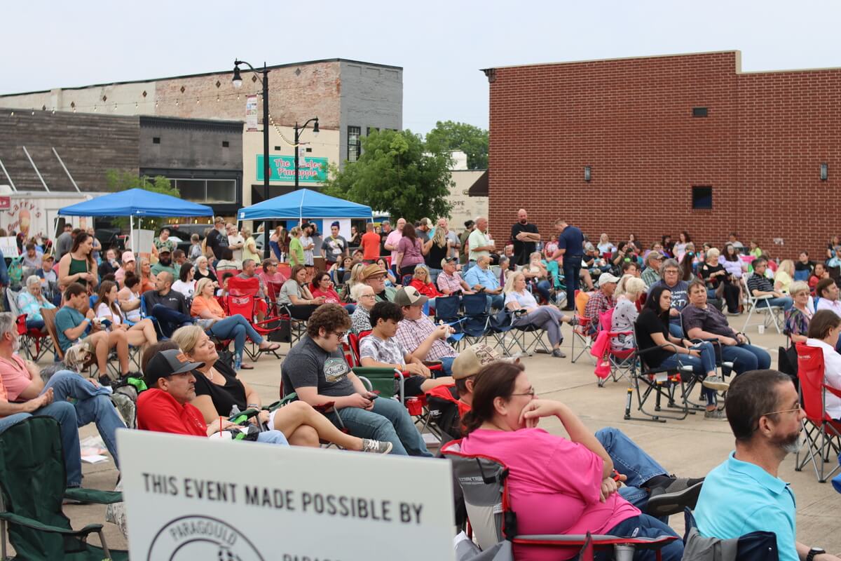Join the crowd at Main Street Paragould's Downtown After Hours for live music, food, and fun