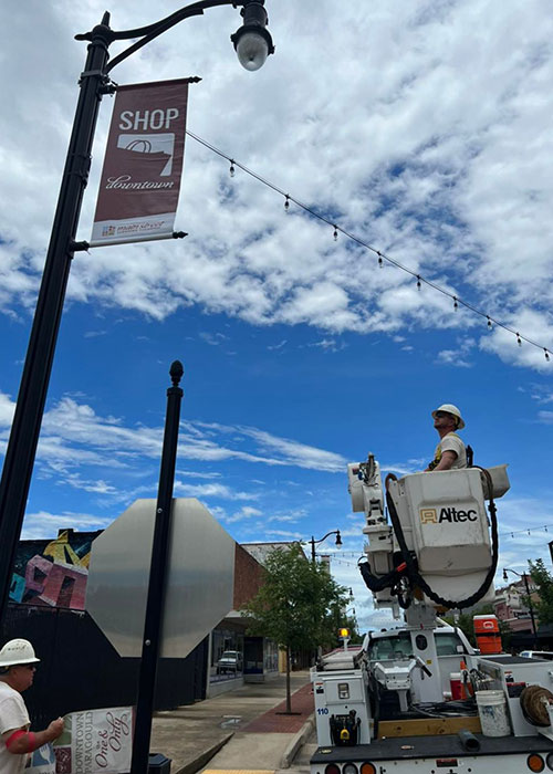 Sprucing up Downtown Paragould